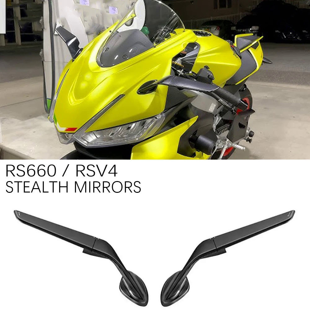 LQ For Aprilia RS660 RSV4 1100 Rearview Mirrors Stealth Mirrors Sport Winglet Mirror Kits Adjustable