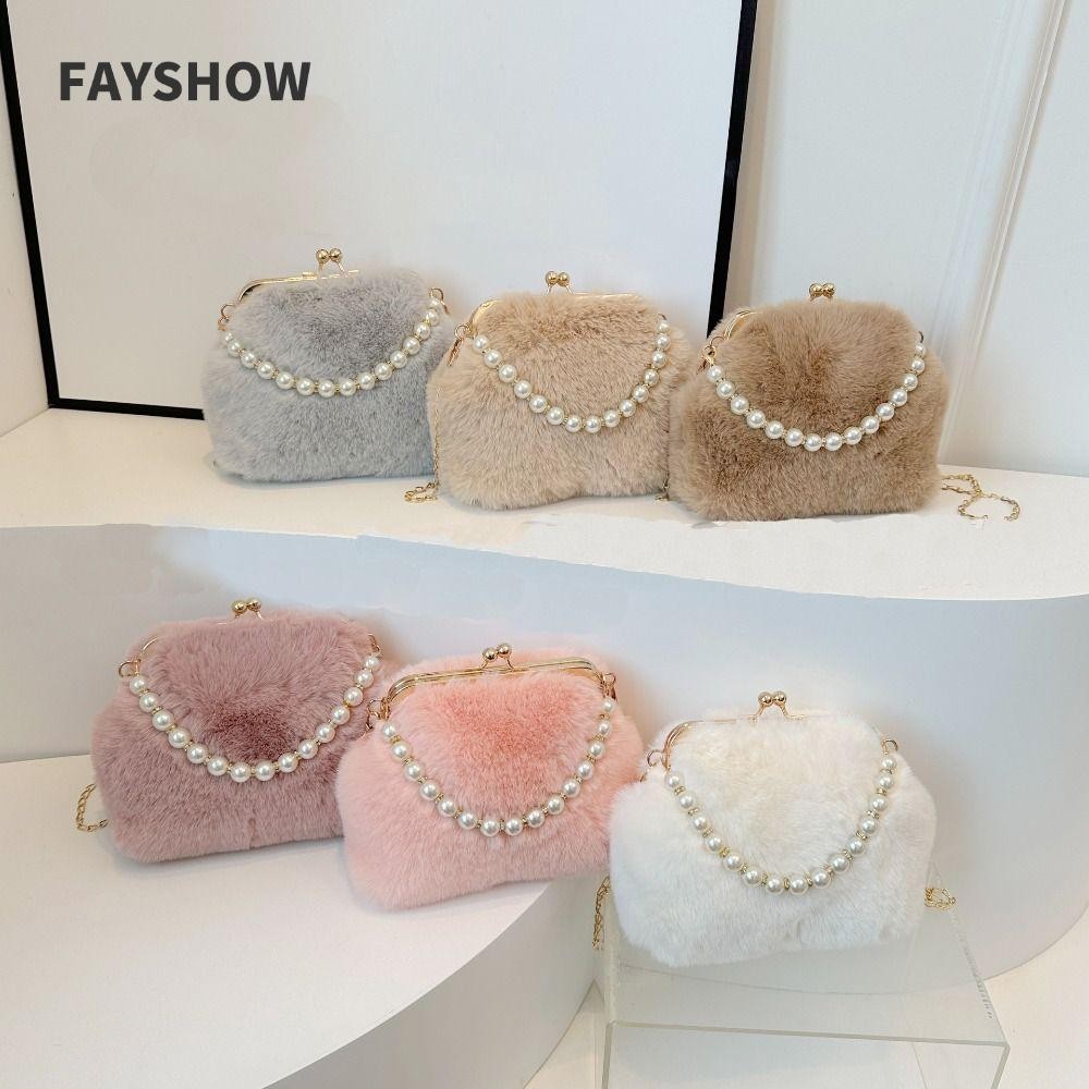 Fay กระเป๋าสะพายตุ๊กตา,น้ําหนักเบาลําลองอเนกประสงค์กระเป๋า Messenger แบบสบาย ๆ,กระเป๋าสะพายข้างรูปทรงเปลือกหอยความจุขนาดใหญ่