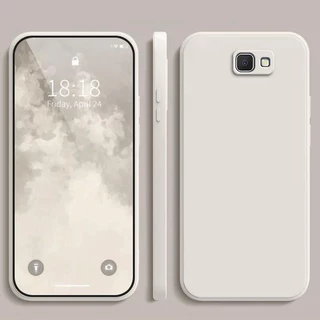 เคส Samsung J7 Prime สีทึบ Samsung J7 Prime เคสซิลิโคนป้องกันการตกสีธรรมดาเรียบง่าย YT