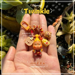 ของแท้ POPBEAN hugme Series พวงกุญแจ Popbean น่ารัก Hand-Painted พวงกุญแจกระเป๋าจี้
