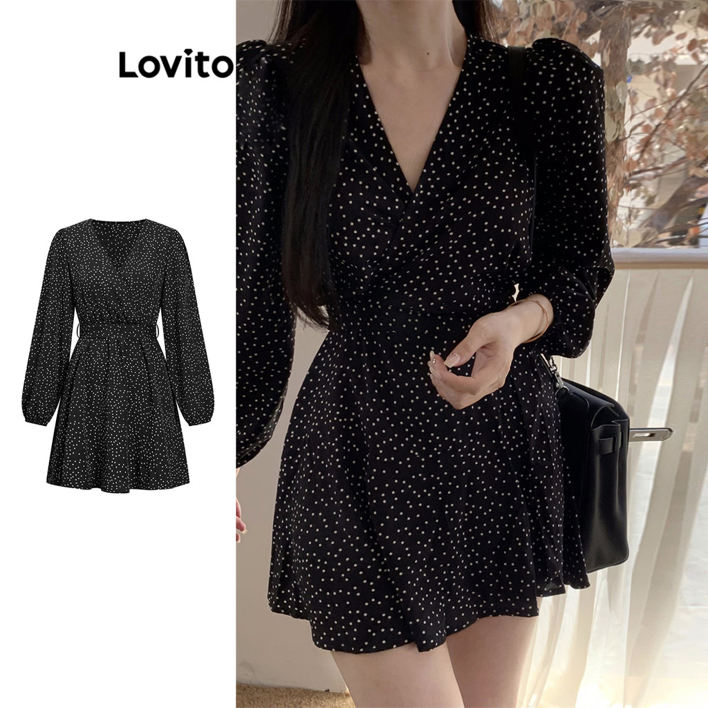 Lovito เสื้อคาร์ดิแกนกระเป๋าติดกระดุมแบบเรียบๆ สำหรับผู้หญิง L102AD045
