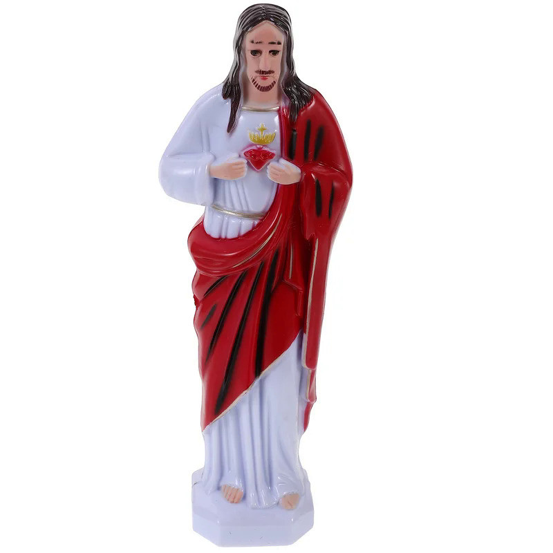 Decor Church Decoration Jesus Ornaments Religious Figure Simulation Sculpture Decorations Desktop Ho