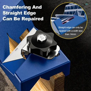 เครื่อง Chamfering งานไม้ เครื่องมือ Chamfering ยิปซั่มบอร์ด คู่มือ Woodworking Router Chamfering Bevel Double Groove 45 องศา เครื่องมือตัดแต่งสำหรับงานไม้ การตัดที่แม่นยำของวิศวกรรมไม้ การตัดที่แม่นยำที่มีประสิทธิภาพสูง