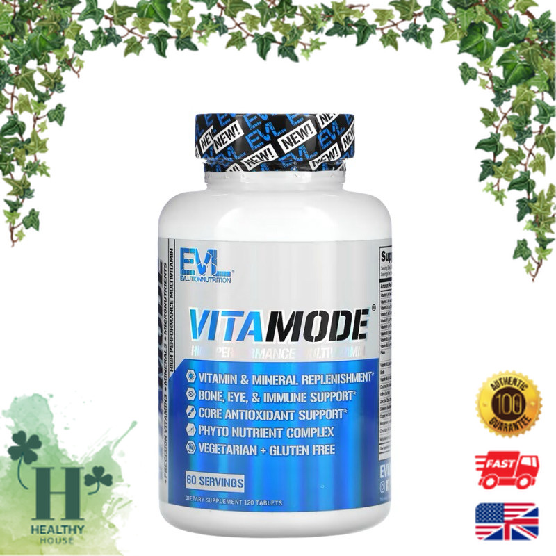 พร้อมส่ง EVLution Nutrition VitaMode High Performance Multivitamin 120 Tablets EVL