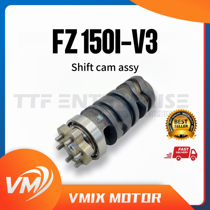 YAMAHA FZ150I-V3 SHIFT CAM ASSY (OE)1PA-E8540-0 เกียร์ความเร็ว SHIFT CAM ASSY FZ-150I V3