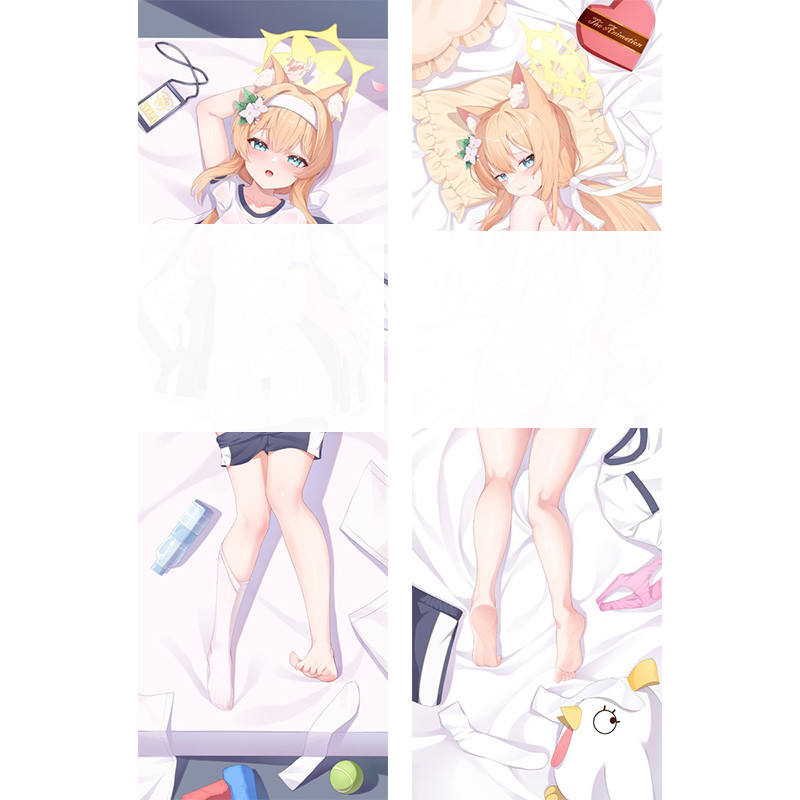 อะนิเมะ Blue Archive Iochi Mar Dakimakura ปลอกหมอนภาพเคลื่อนไหวกอดกรณี