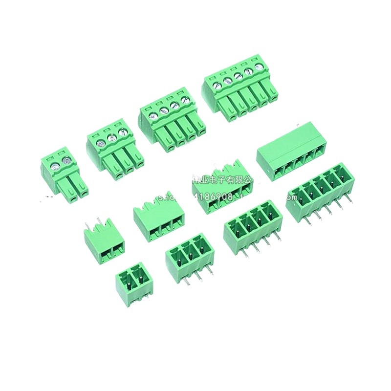 15edg 3.81mm Plug-In Terminal KF2EDG 2p3p4p5P6P8p10P12P Straight Pin Curved Pin