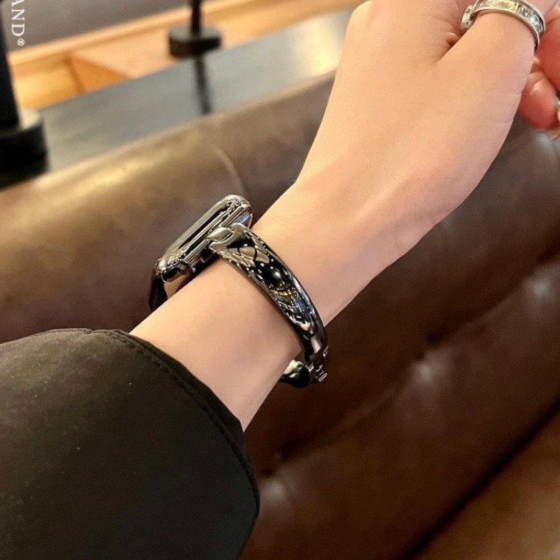 สายโลหะสแตนเลสแฟชั่น สําหรับ Apple Watch รูปที่ 3