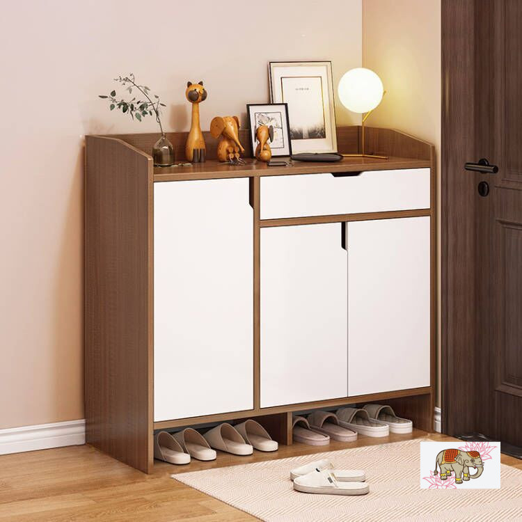 Onestopshopping ตู้รองเท้าขนาดใหญ่90ซม. ชั้นวางรองเท้าที่คลุมตู้เสื้อผ้า IKEA ตู้รองเท้า