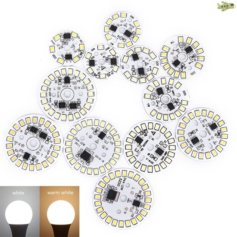 [UN] หลอดไฟ LED แพทช์โคมไฟ SMD แผ่นโมดูลวงกลมแหล่งกําเนิดแสงแผ่นสําหรับหลอดไฟ ไทย