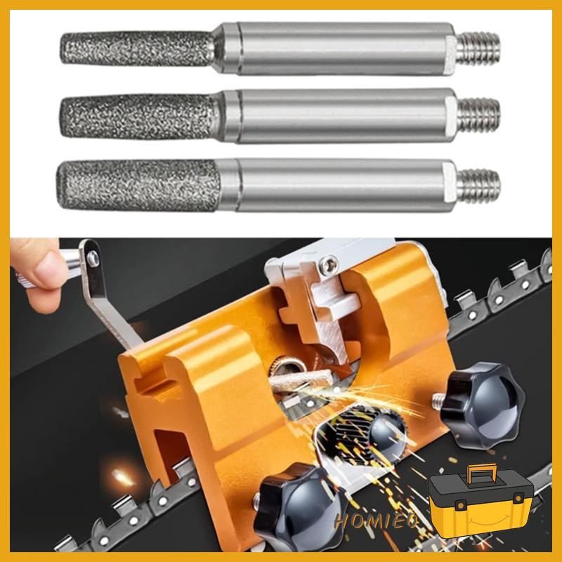 Homie0 เลื่อยโซ่ Sharpeners แบบพกพา Chainsaw Chain Sharpening งานไม้บดหินไฟฟ้า Chainsaw เครื่องบดเครื่องมือ