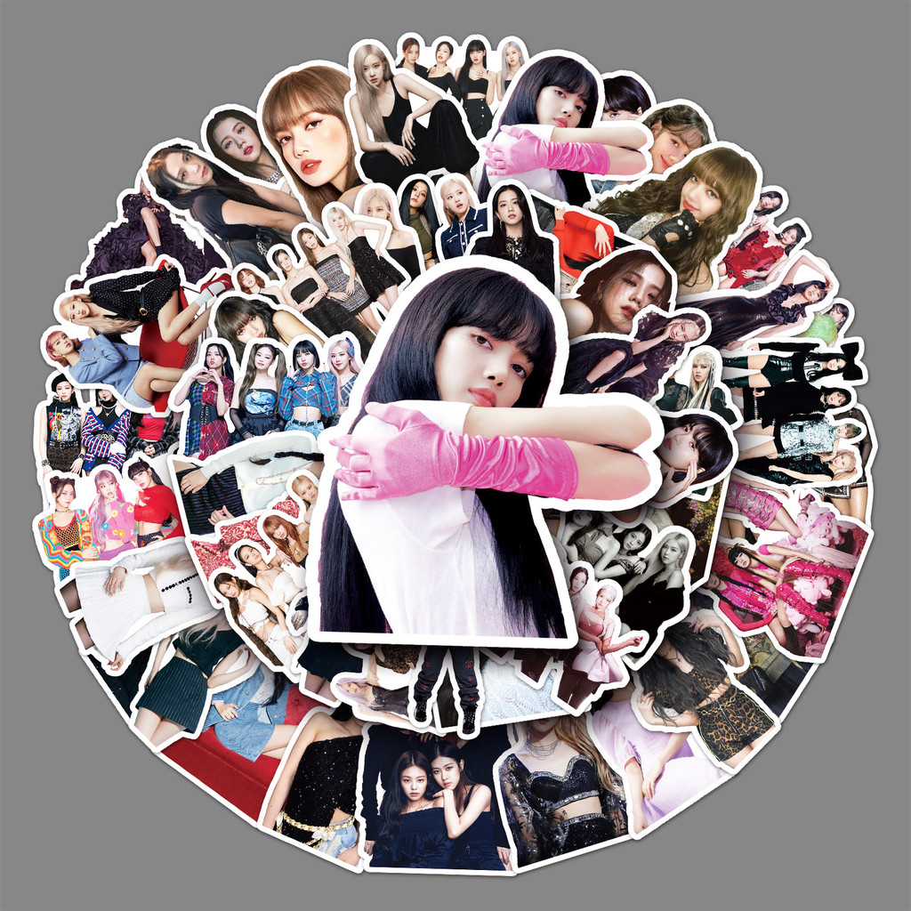 50 สติ๊กเกอร์ Blackpink Graffiti LISA JENNIE สินค้า DIY เคสโทรศัพท์กระเป๋าเดินทางสติกเกอร์กันน้ํา