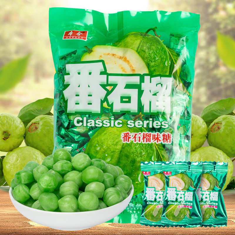 Benhezhen Guava Hard Candy ของว่างสําหรับเด็ก Candy Office Casual Snacks ลูกอมงานแต่งงาน ลูกอมโรงพยา