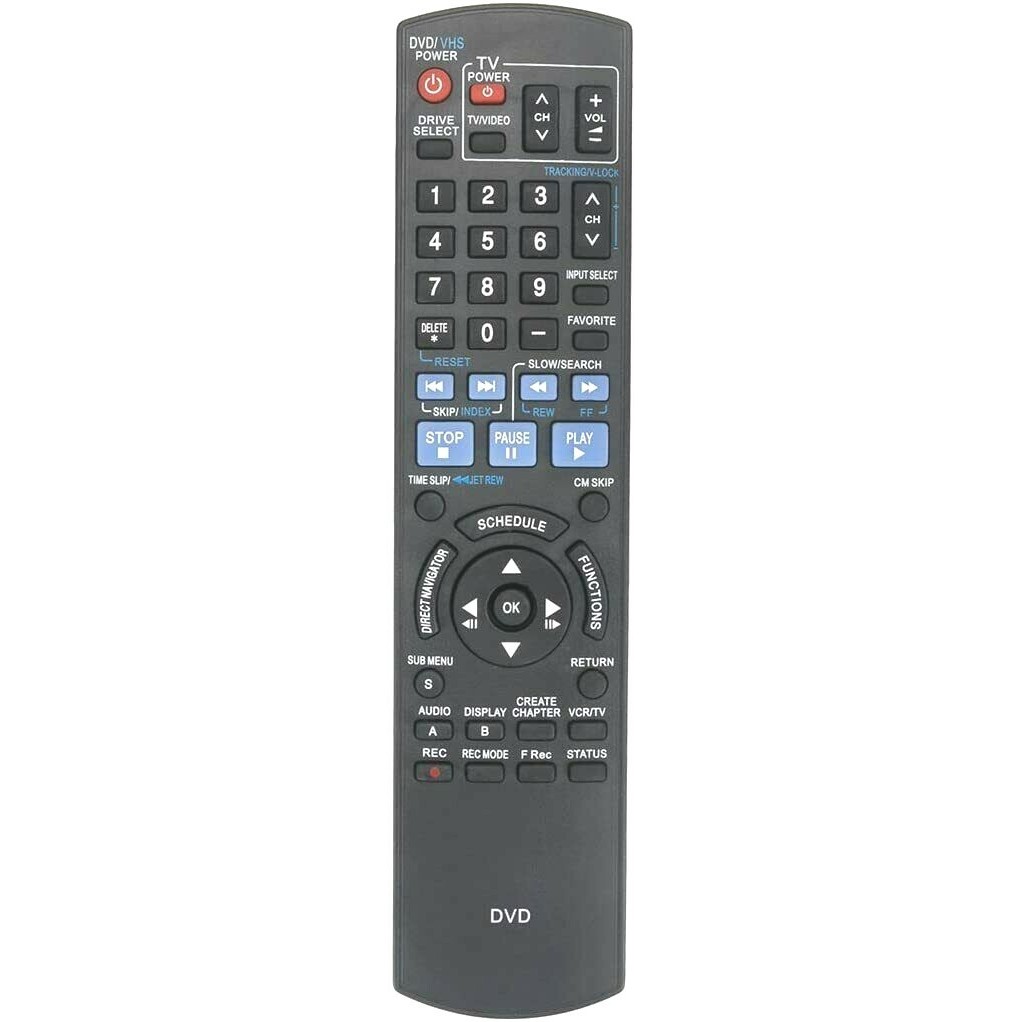 รีโมทใหม่ N2QAYB000197 สําหรับเครื่องเล่น DVD Panasonic DMR-EZ485 DMR-EZ48V DMR-EZ48