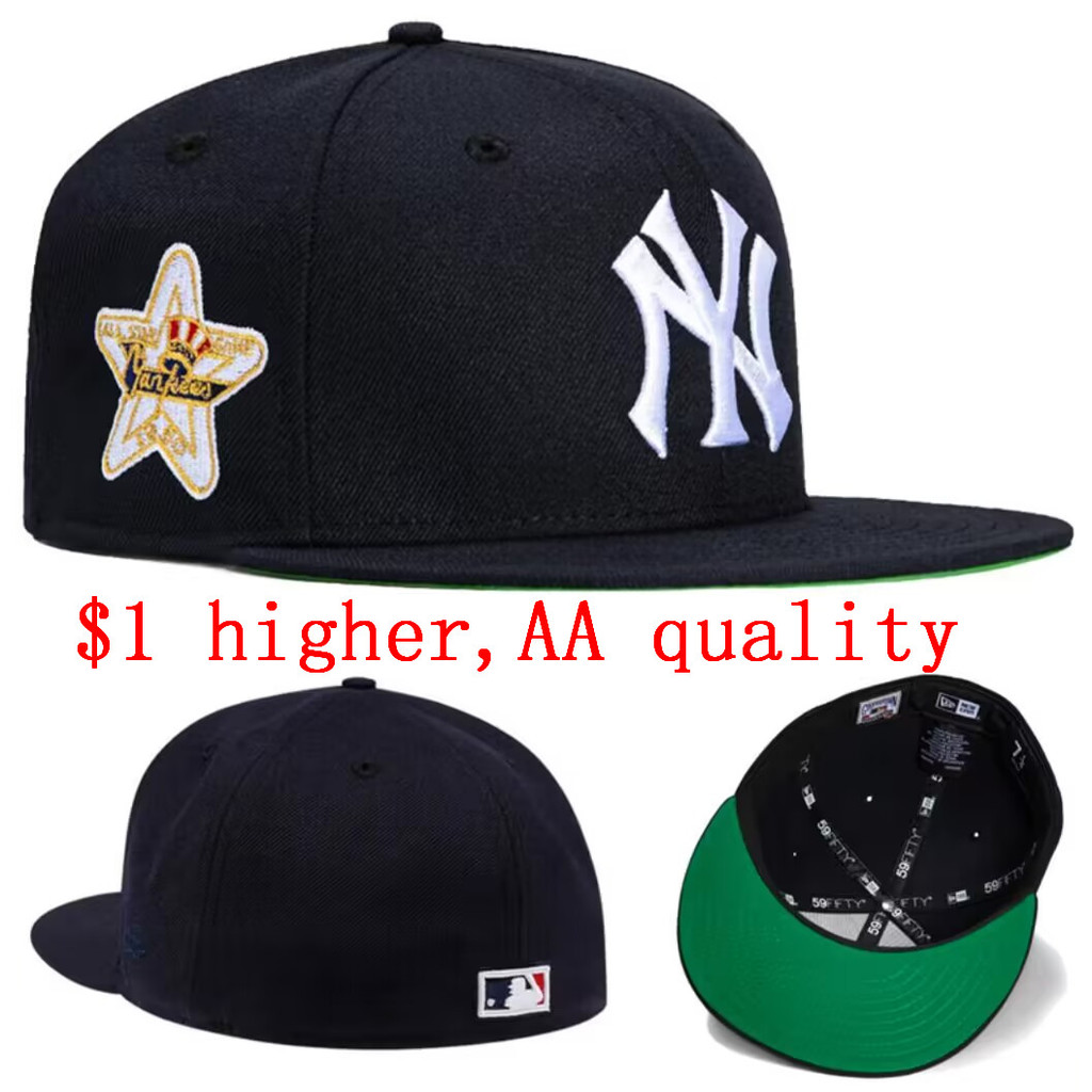 AA Quality Fully Closed Baseball Hat Fashion Outdoor Sports Hat PE2O