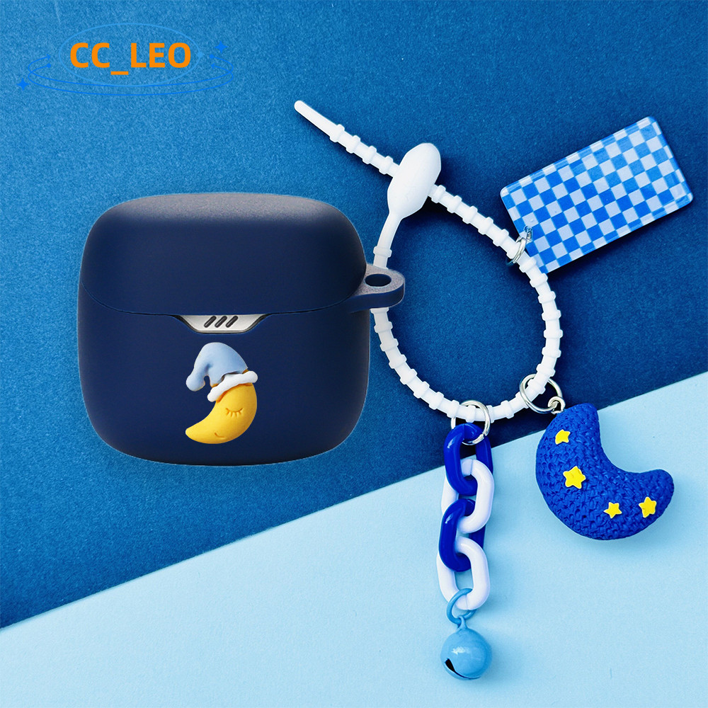 For JBL TUNE FLEX 2 Case Cartoon Mario Cute Piggy Keychain JBL TUNE FLEX 2 Shockproof Shell Protective Sleeve One Piece Luffy Pendant - รูปที่ 5