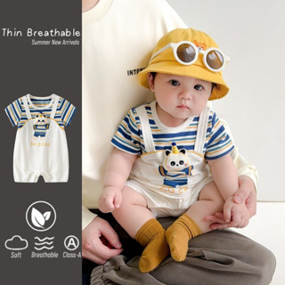 เสื้อผ้าเด็กฤดูร้อนใหม่ชายหญิงบอดี้สูทแขนสั้น0-24เดือนการ์ตู…