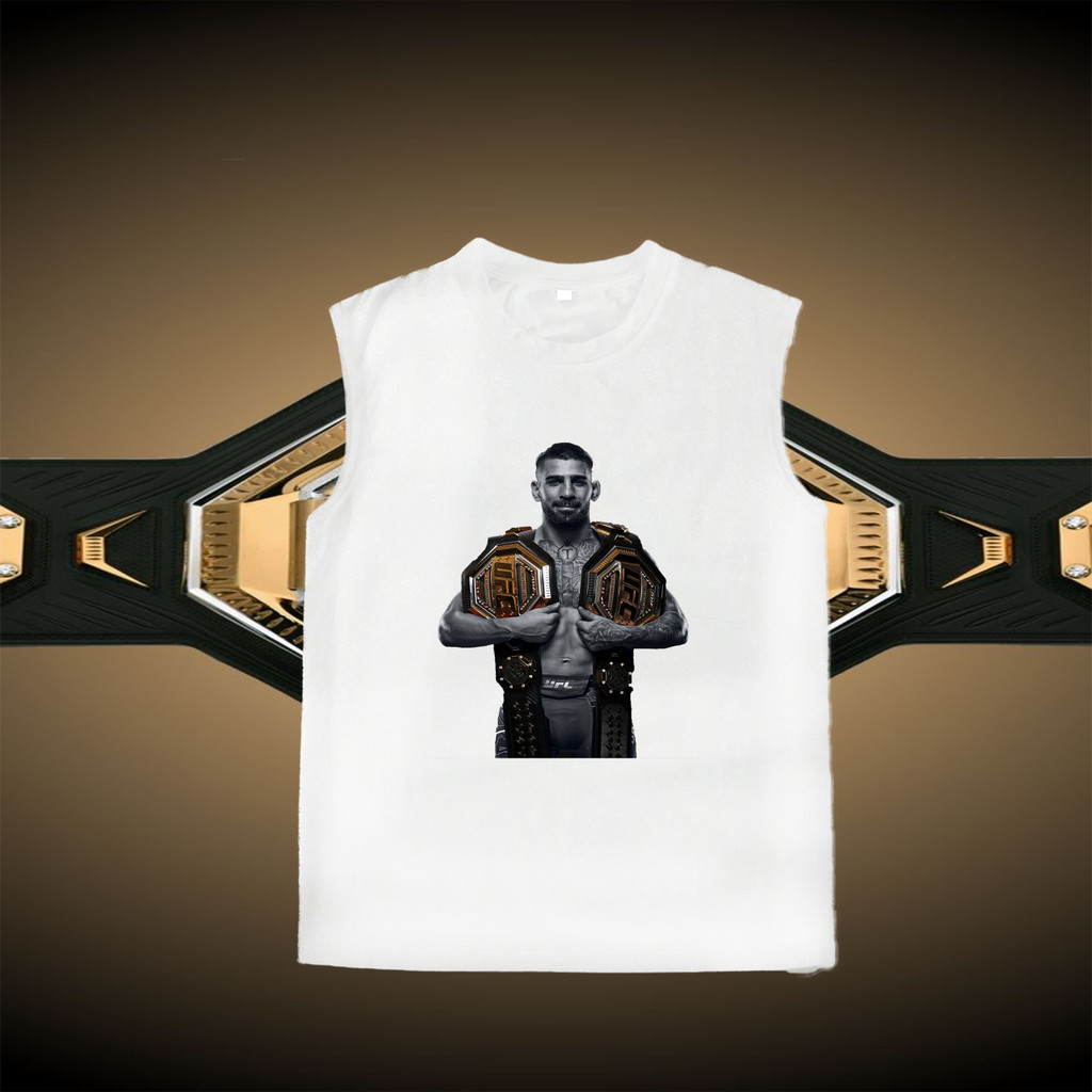 UFC 317 Champ Tank – Ilia Topuria Lightweight King | เสื้อกล้าม UFC317 แชมป์โลก น้ำหนักเบา อิเลีย ทอ