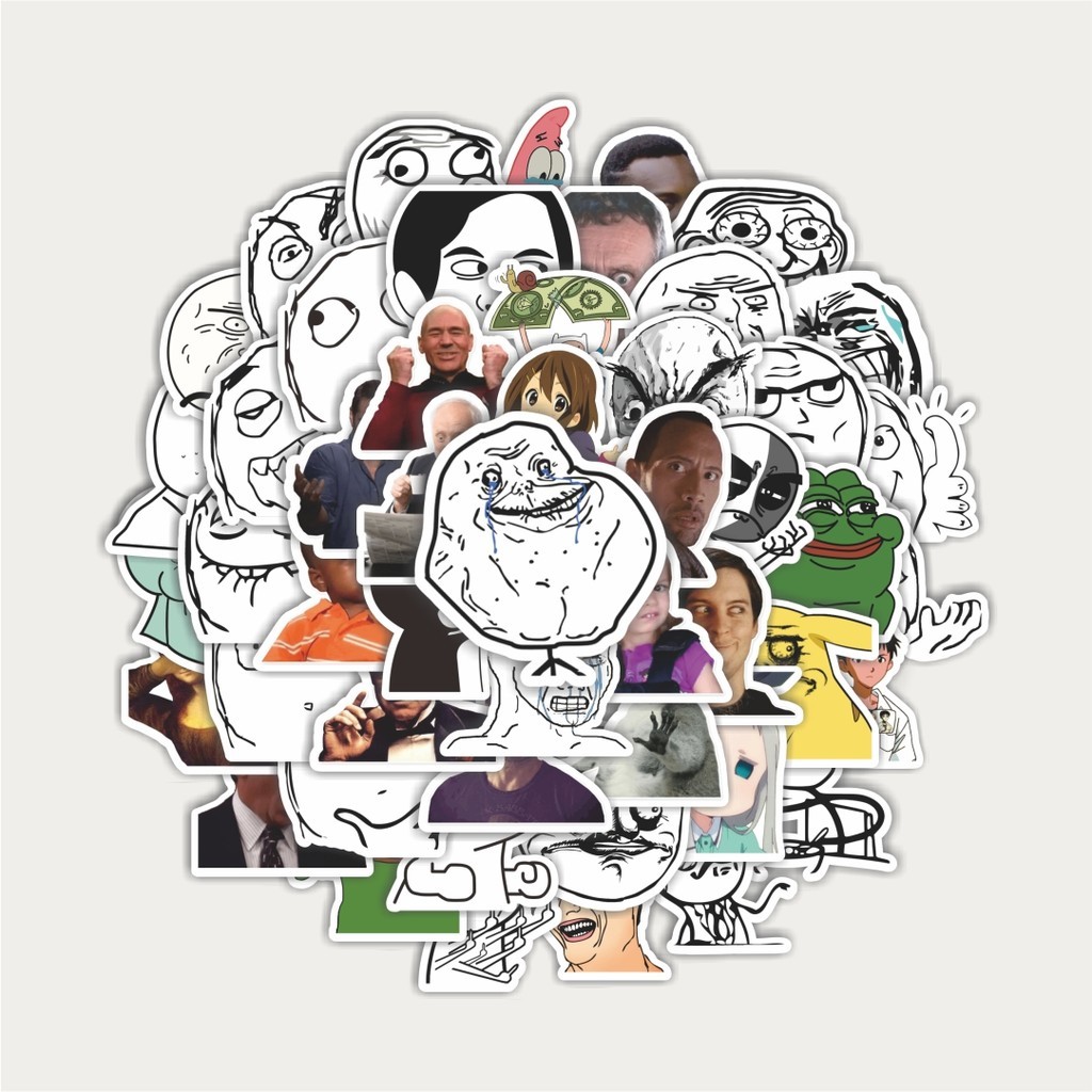สติ๊กเกอร์แพ็คสุ่มสติ๊กเกอร์ Meme ตลก | สติ๊กเกอร์ TUMBLR | สติ๊กเกอร์แล็ปท็อปสําหรับกระเป๋าเดินทางแ