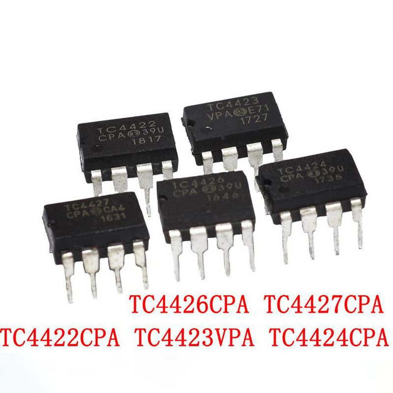 ชิปเดิม 10PCS TC4420CPA TC4421CPA TC4422CPA TC4424CPA TC4427CPA TC4428CPA TC4429CPA TC4420 TC4422 TC