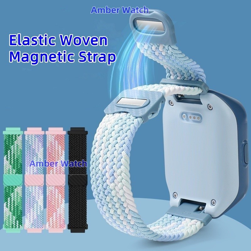 สําหรับ For Awei H29 H30 H66 Awei H29 สายนาฬิกา Awei H30 สาย Awei H66 สายซิลิโคน สำหรับ สายรัดแม่เหล็กทอยืดหยุ่น