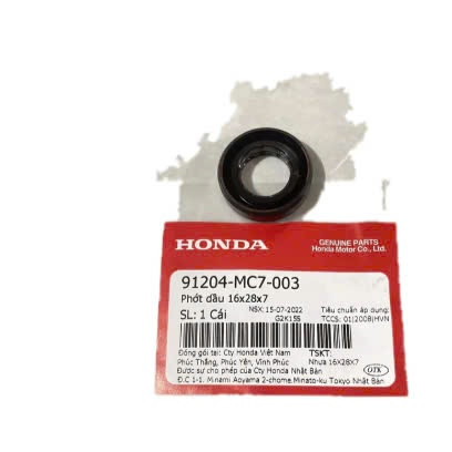 WINNER / SONIC / WINNER X BIKE SEAL - สินค้า ZIN ของแท้ - 91204MC7003 - ซีลน้ํามัน 16x28x7