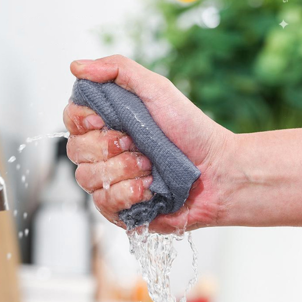 ผ้าทําความสะอาดระบบดึงออก 20-100 ชิ้น | ผ้าขนหนูแบบใช้คู่ไมโครไฟเบอร์ 19x19 ซม. กล่องเก็บสุขอนามัยสําหรับห้องครัว/ห้องน้ํา - รูปที่ 4