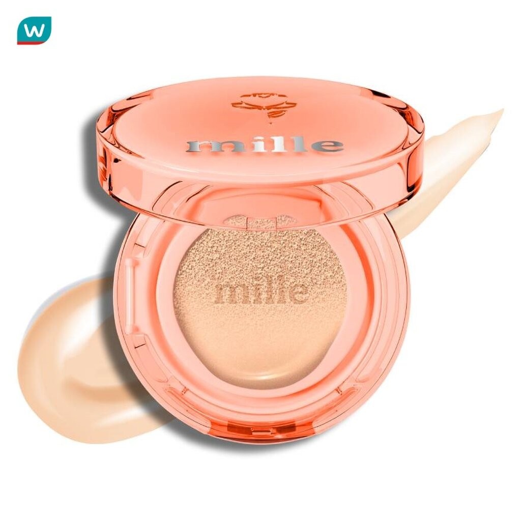 Mille มิลเล่ เพอร์เฟค โกลว์ สกิน คุชชั่น SPF50 PA+++ 14ก. 02 เนเชอรัล