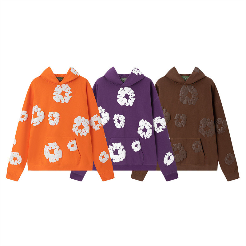 เสื้อฮู้ดแขนยาวจากผ้าฝ้ายคุณภาพดี เหมาะสำหรับทั้งผู้ชายและผู้หญิง