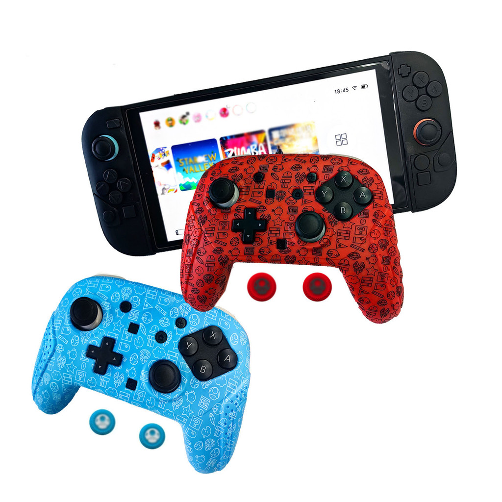 เปลือกซิลิโคนสําหรับตัวควบคุมเกมสวิตช์ 2 Pro,เคสผิวสติกเกอร์แบบนุ่ม,ฝาครอบป้องกันกันลื่นและฝาครอบจอยสติ๊กสําหรับสวิตช์ 2 Pro