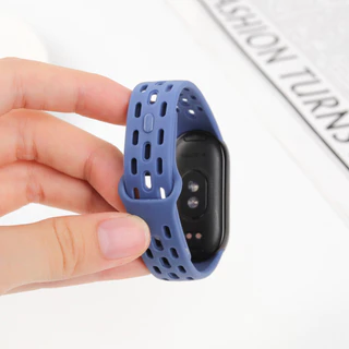 สายรัดยางกีฬาสำหรับ for Xiaomi Mi Band 10/9/8 สายรัดยางอ่อนสำหรับ for Smartwatch MiBand 9/8 NFC