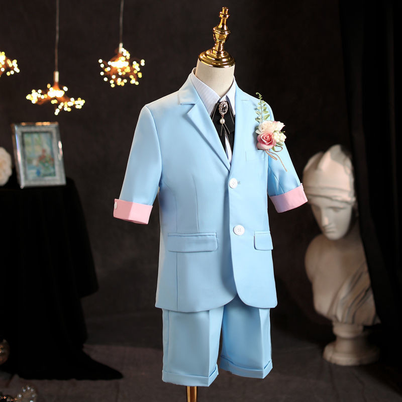 #儿童西装套装短袖男童小西服生日花童礼服小男孩主持人钢琴演出服儿童西装套装短袖男童小西服生日花童礼服小男孩主持人钢琴演出服71805