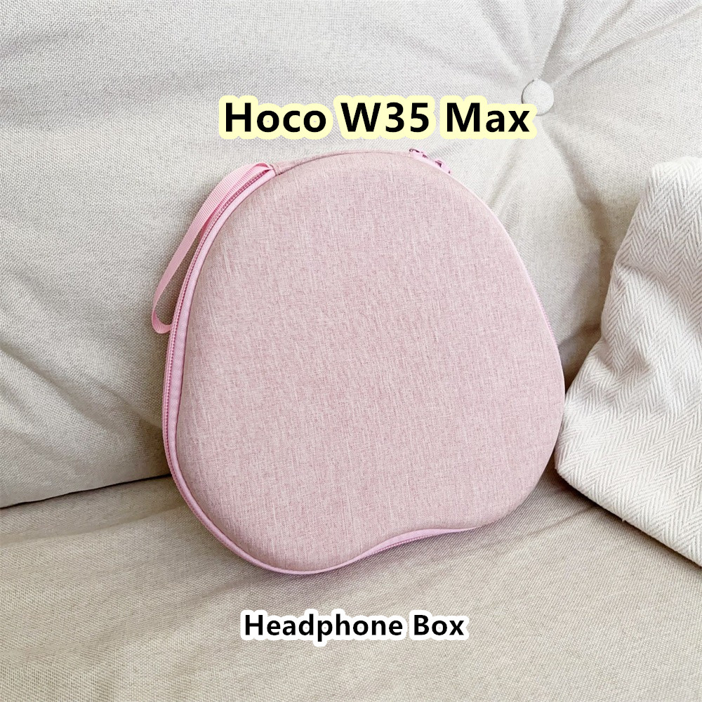 ผลิตภัณฑ์ใหม่สําหรับ Hoco W35 Max เคสหูฟังการ์ตูนเรียบง่ายชุดหูฟัง Earpads Storage Bag Casing Box