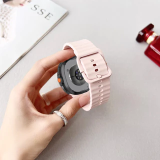 Original Connector สายซิลิโคนสําหรับ Samsung Galaxy Watch 8 40 มม.44 มม.8 คลาสสิก 46 มม.สายกีฬาสําหรับนาฬิกา 8 Series สายรัดข้อมือ