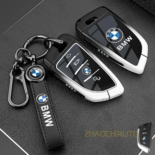 ฝาครอบกุญแจโลหะกรณีกุญแจรีโมท Fob ฝาครอบพวงกุญแจสําหรับ BMW กระเป๋า 1 Series 3 Series 5/7 Series GT X5 X1 X3 X4 X6 F10 F20 E60 E61 F30 F11