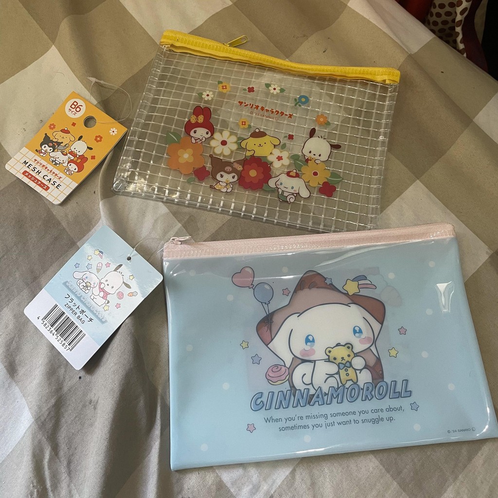 Original Japan Pouch Sanrio Pencil Case Japan Daiso Official