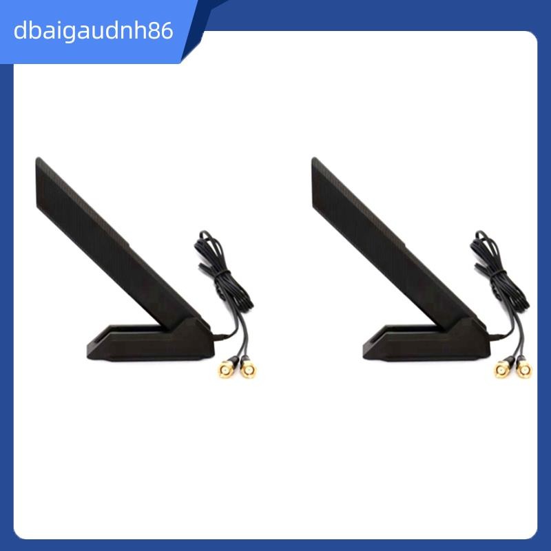 READY STOCK2X WiFi 6E เสาอากาศ 2T2R 2.4G/5G/6G สําหรับ B660 H670 M13H Z690 เมนบอร์ด