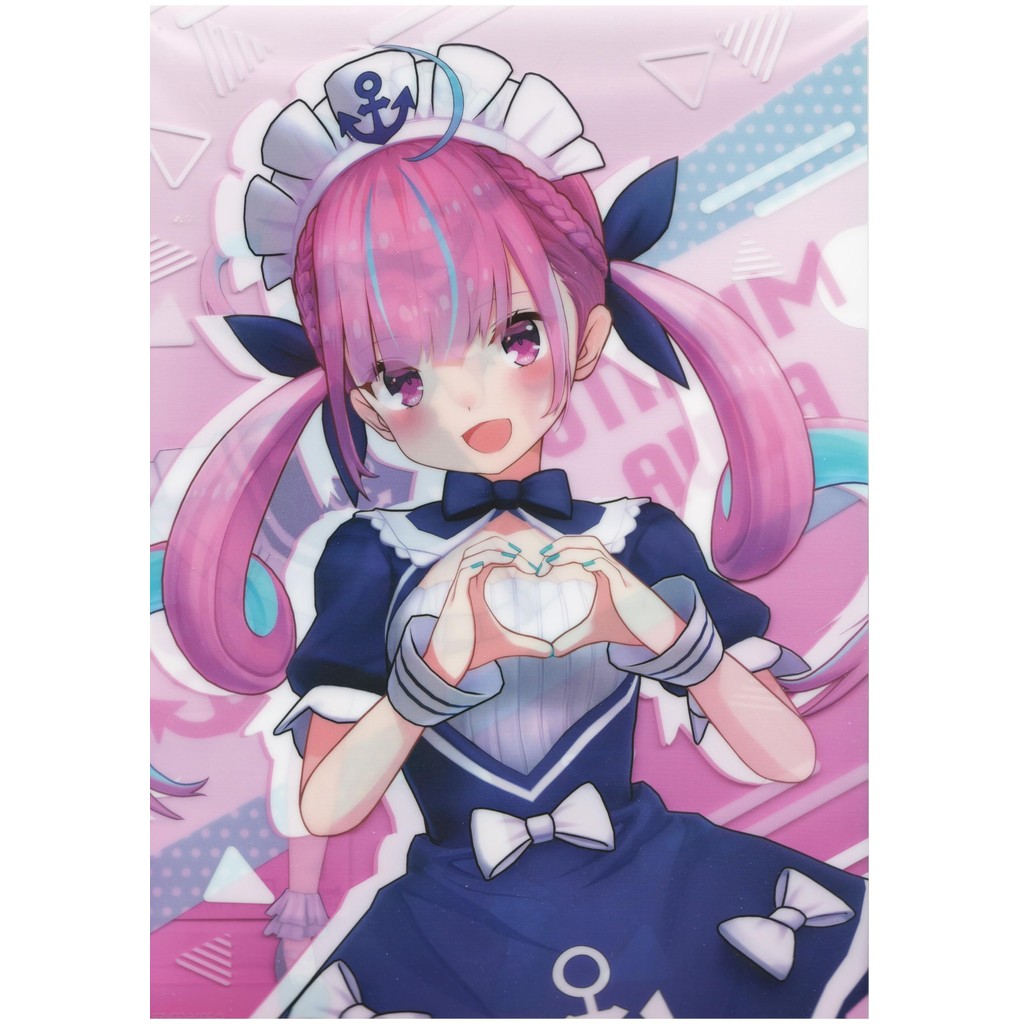 Minato Aqua Clear File Hololive Starter Official Goods