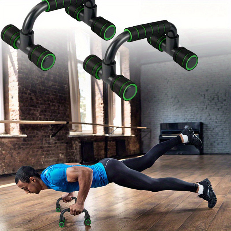 Moneyc 1 คู่ Push Up Bars Gym อุปกรณ์ออกกําลังกายฟิตเนส Pushup Handles พร้อมที่จับโฟมกันกระแทกและลื่