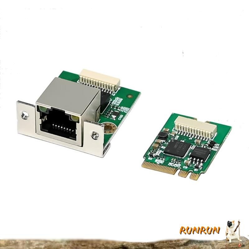 RUNN Industrial M 2 A+E KEY 2 5Gbps Ethernet Card การ์ดเครือข่ายควบคุมอุตสาหกรรม 2 5Gbps