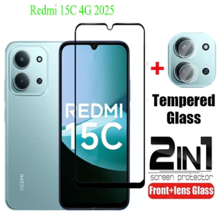 ป้องกันหน้าจอสําหรับRedmi 15C 17 15 C Redmi15C 15C Poco C85 17C 4G 5G 2025 คลุมทั้งหมดกระจกนิรภัยใสHDป้องกันรอยขีดข่วนฟิล์ม