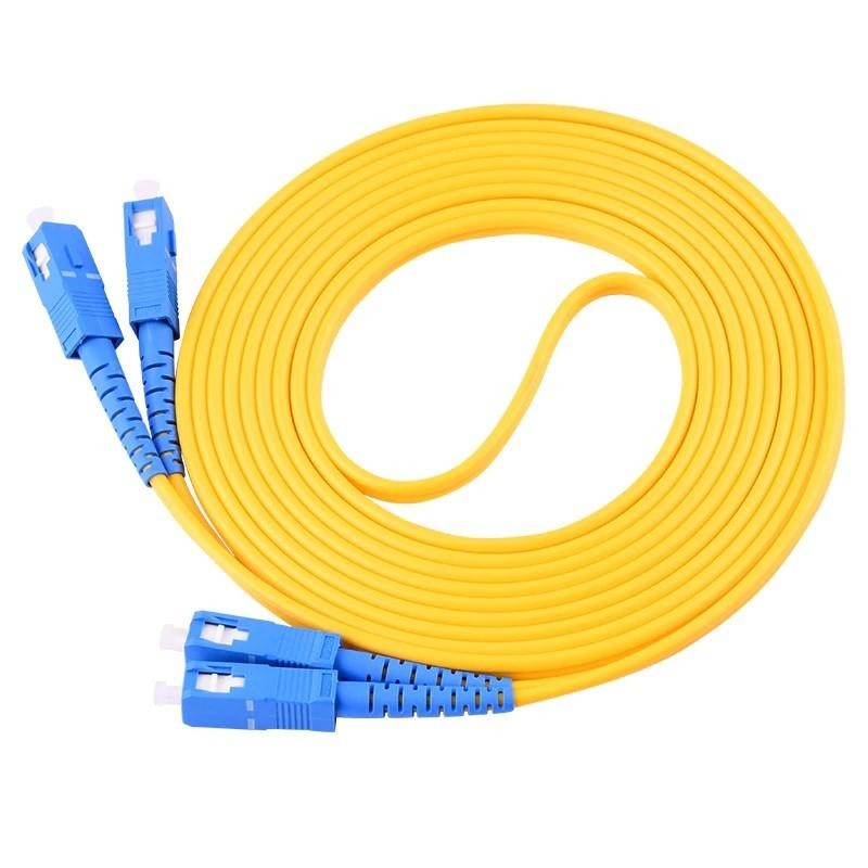 Patchcord Fiber Optic SC SC Duplex Singlemode 9/125um 15 เมตร