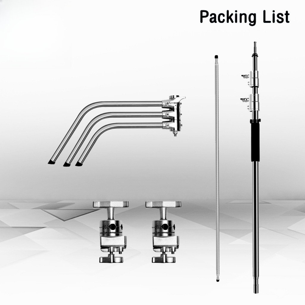 Light Stand Boom Magic C ยืดสูงสุด 330 ซม.(รวมArmสูงสุด430ซม.) ขาบูม Stainless โช๊คสปริง (Boom C ) - รูปที่ 6