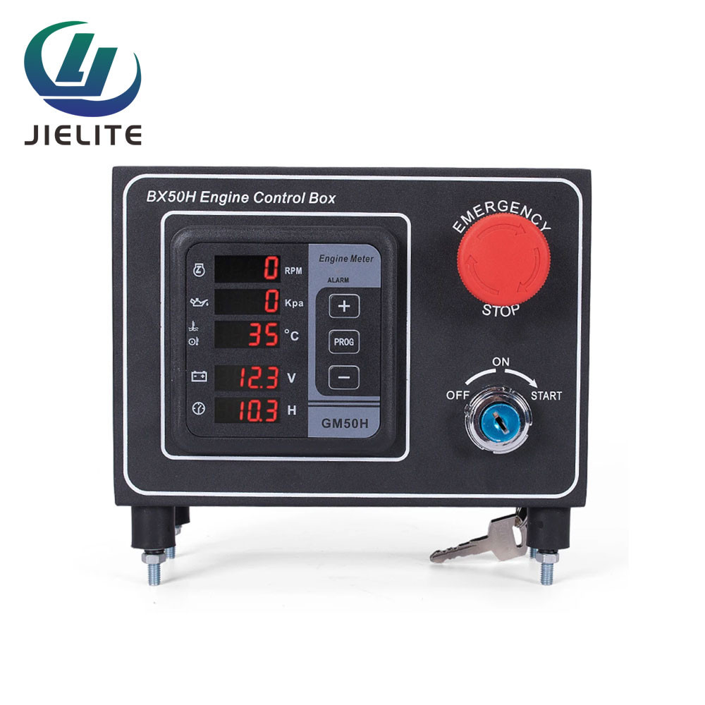 ตัวควบคุมเครื่องกําเนิดไฟฟ้ามัลติฟังก์ชั่น GM50H, โต๊ะตัวเลขเครื่องยนต์, ตู้ควบคุมเครื่องกําเนิดไฟฟ้