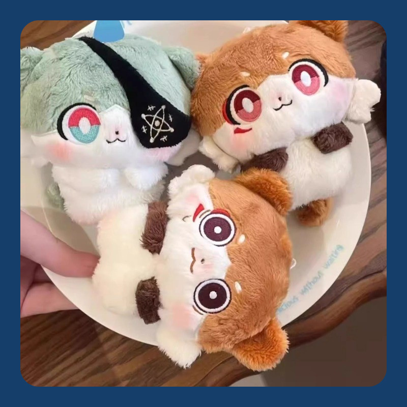 10 ซม. Honkai Star Rail Plush Anaxa Mydei สัตว์น่ารักตุ๊กตาผ้าฝ้ายจี้วันเกิด