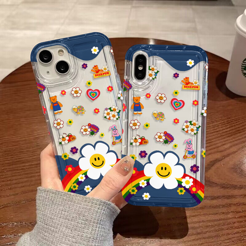 SUN เคสโทรศัพท์ แบบนิ่ม สำหรับรุ่น 15 15PRO 14 13 13PRO 13PROMAX 12 Pro Max 11 8plus 7plus  XR X XS Max SE 11Pro ราคา ถูกที่สุด ดีลบีเคเค แกลเลอรีภาพที่ 7