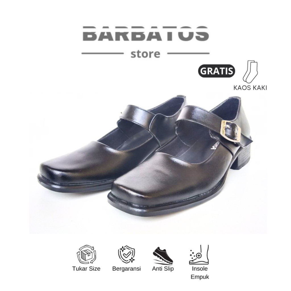 Barbatos - รองเท้าโลฟเฟอร์ผู้หญิง | รองเท้าออฟฟิศผู้หญิง | รองเท้านักเรียนหญิง | รองเท้า R-QUEEN Pas