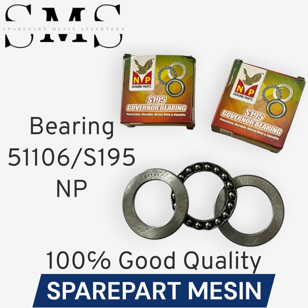 MESIN อะไหล่เครื่องยนต์ดีเซล NP Bearing 51106/S195 NP 100% ORIGINAL