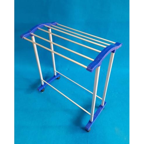 ราวแขวนผ้าพลาสติกซุปเปอร์ + ล้อ (RH 770 R)