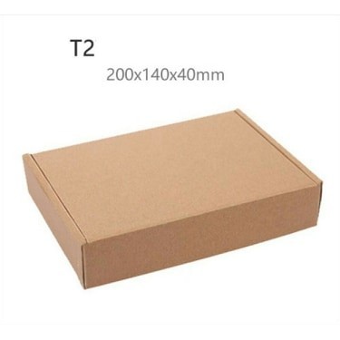 T2 3A Craft Paper Box Packing (10/50 ชิ้น) kotak Box